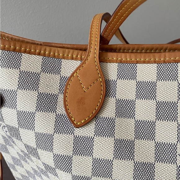 LOUIS VUITTON | NEVERFULL MM | DAMIER AZUR - Picture 3 of 10